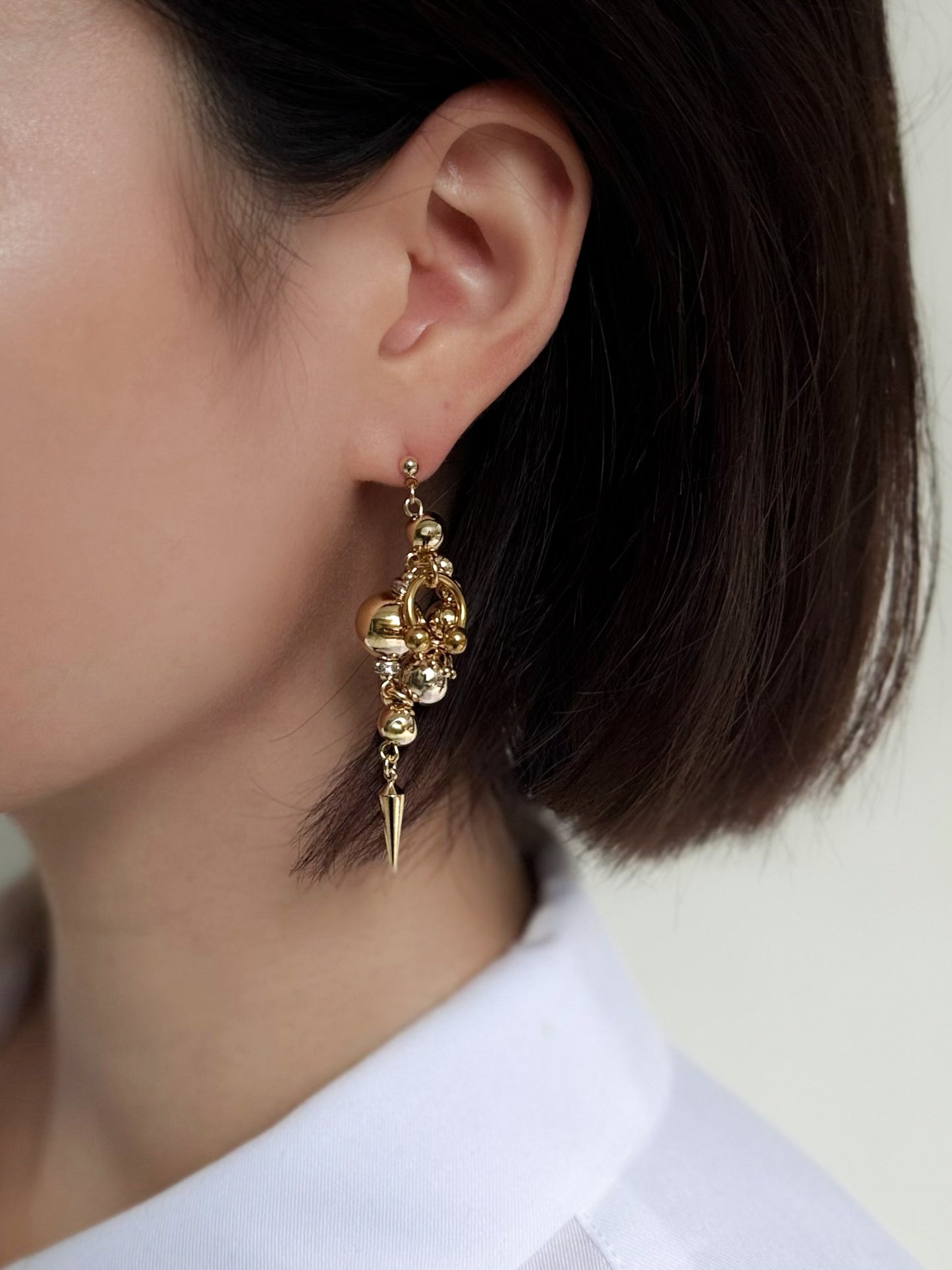 lulu wave pierce (gold)