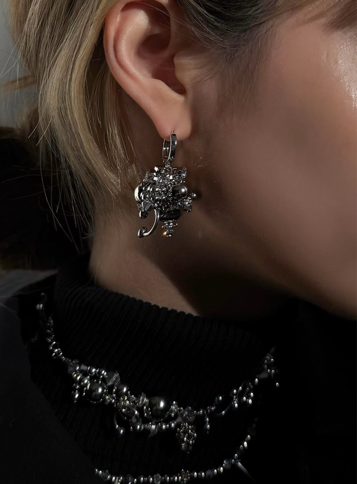 lulu cluster pierce (silver)