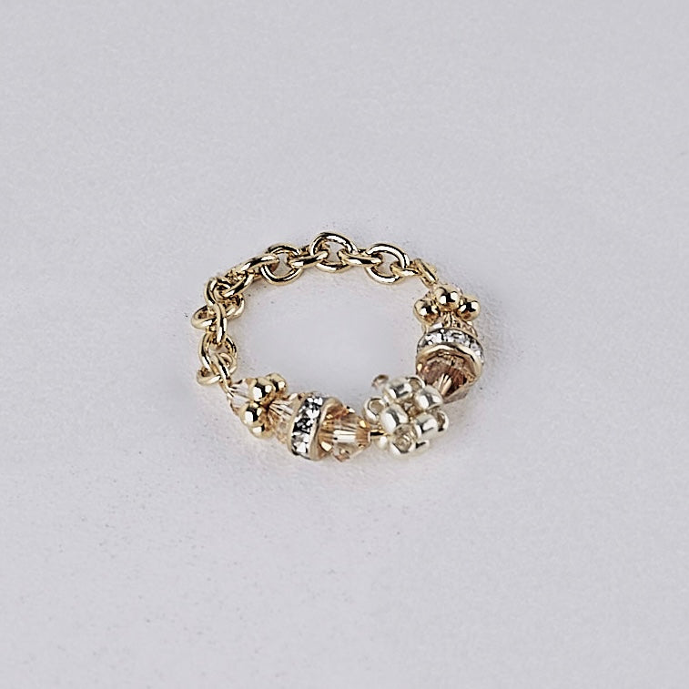 crystal ring Ⅱ (gold)
