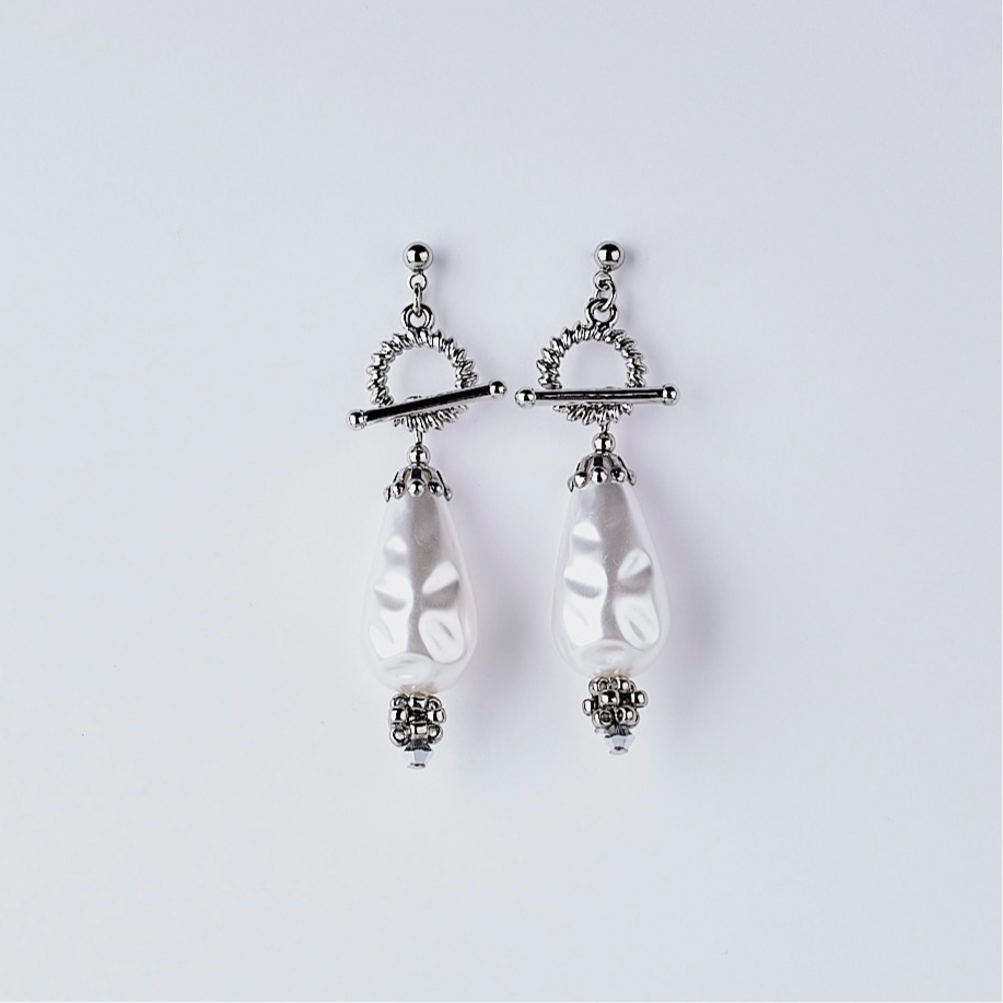 baroque pearl pierce Ⅰ (silver)