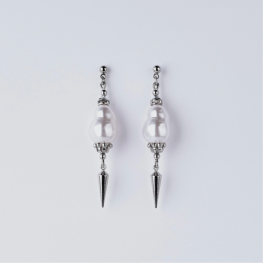 baroque pearl pierce Ⅲ (silver)