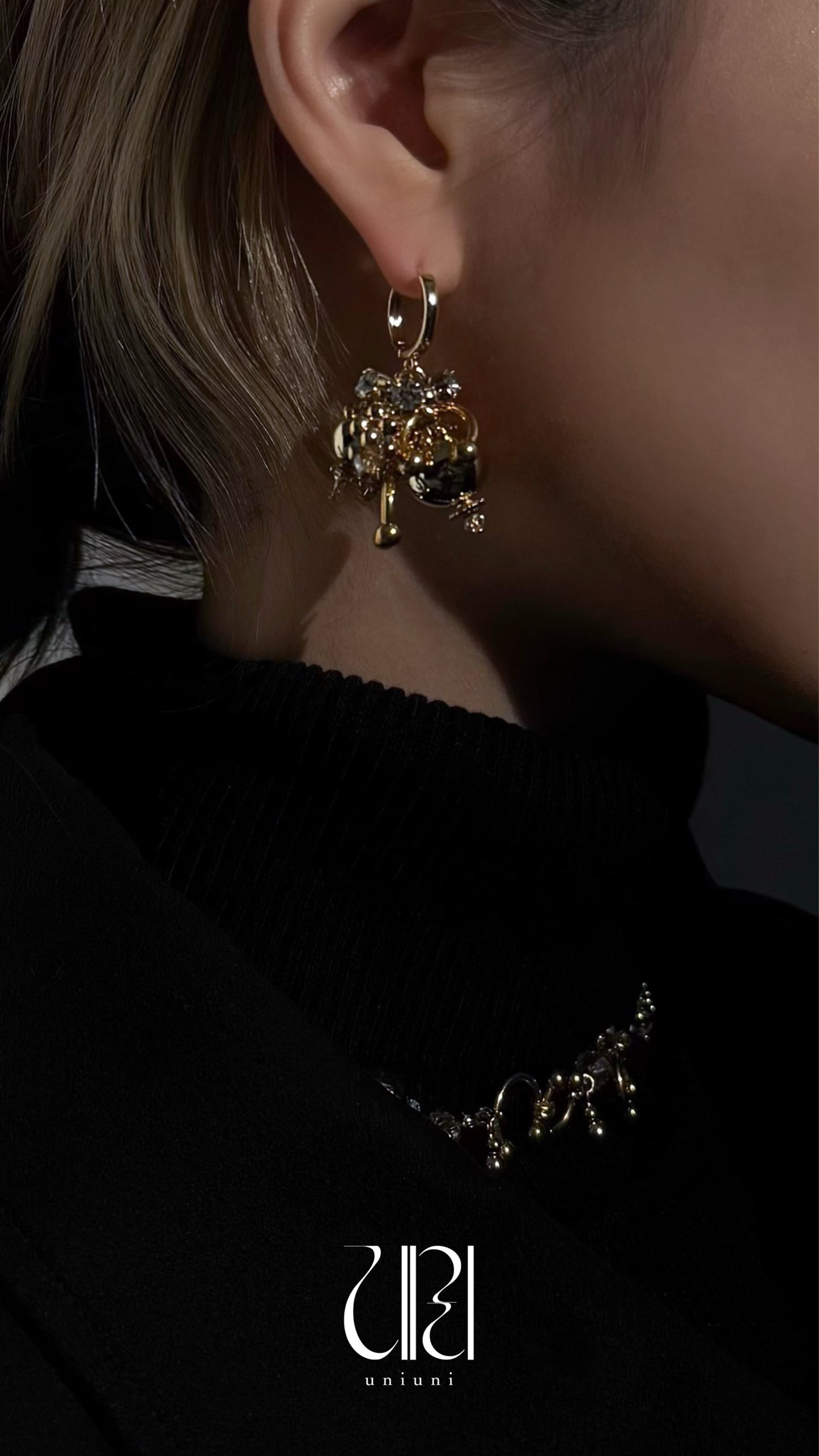 lulu cluster pierce (gold)