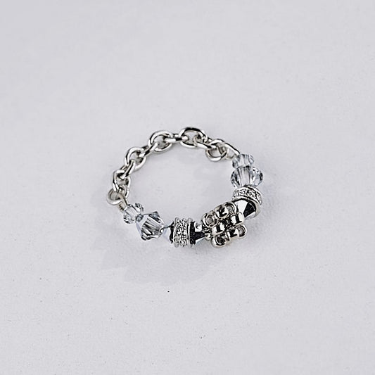 crystal ring Ⅰ (silver)