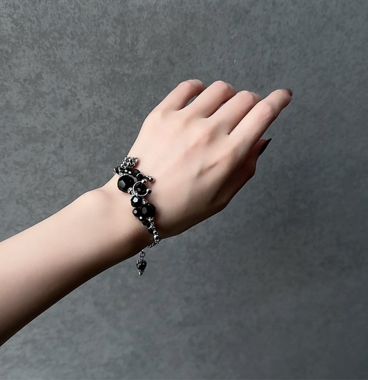 wave bracelet (black)