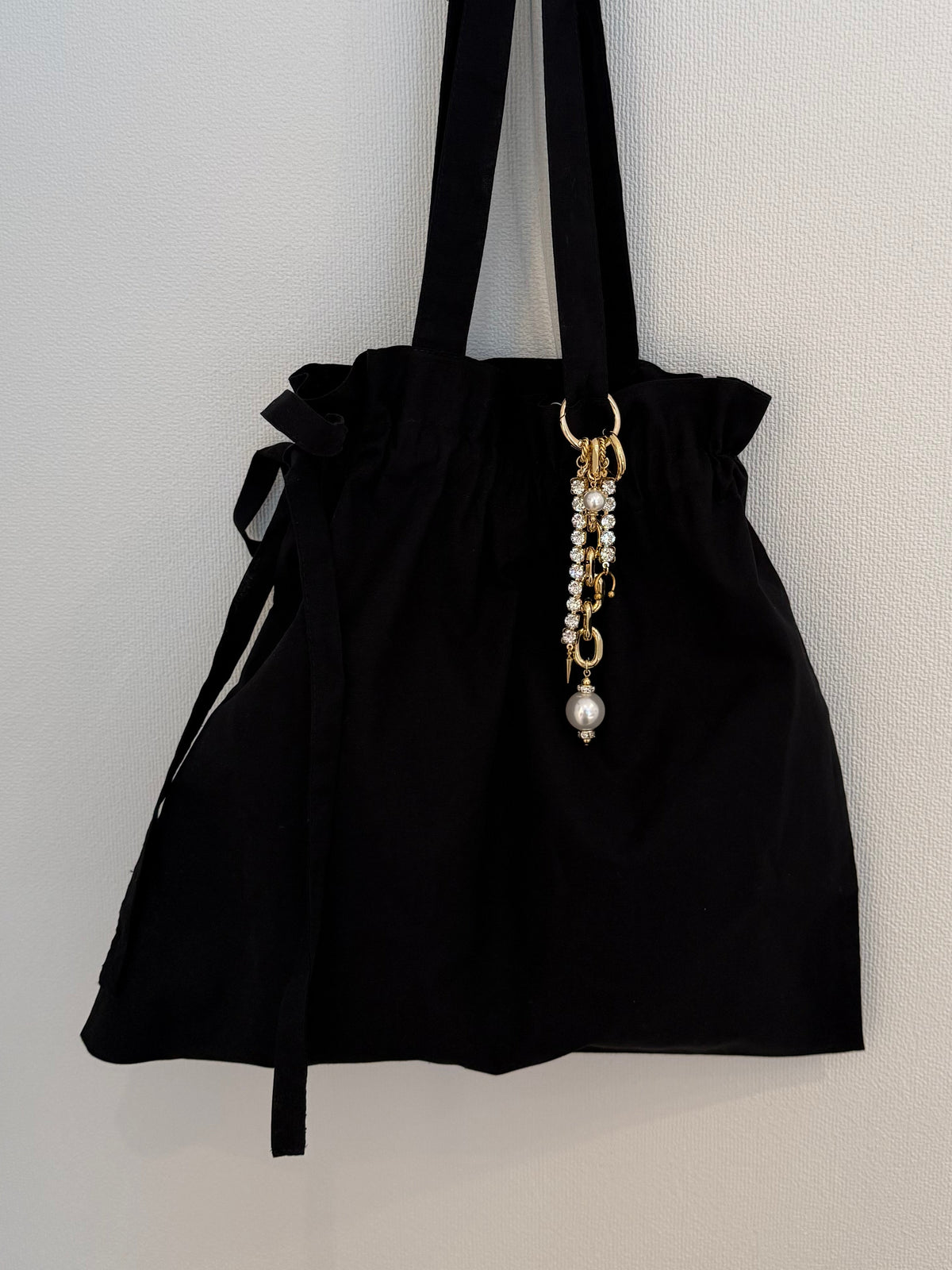spike multi-way bag  charm (gold)