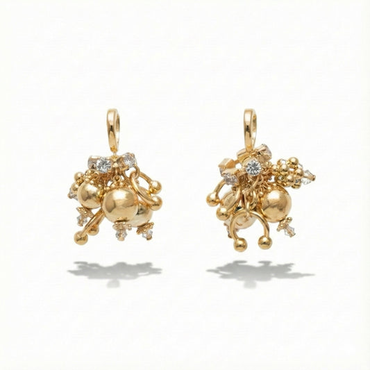 lulu cluster pierce (gold)