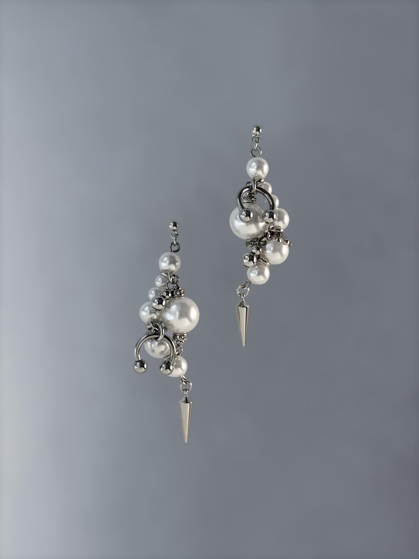 lulu wave pierce (pearl×silver)
