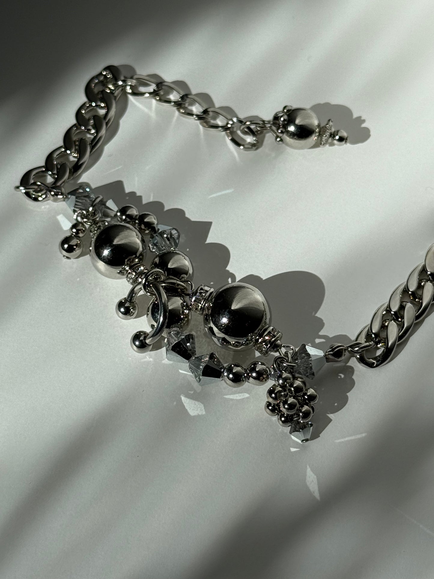 lulu wave bracelet ( silver )
