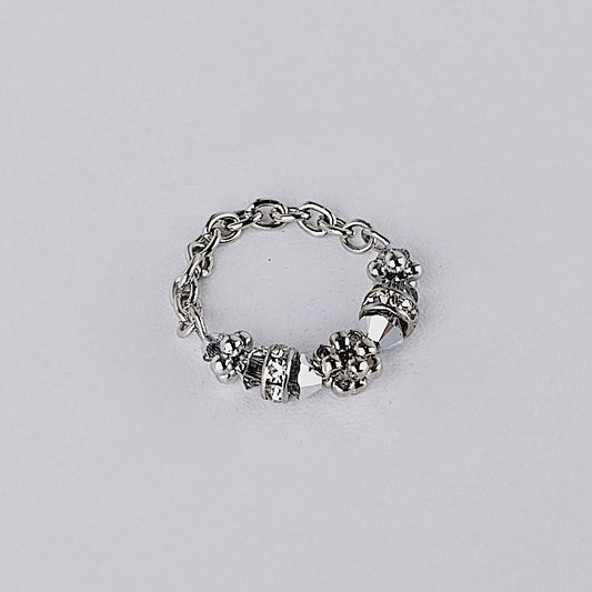 crystal ring Ⅱ (silver)