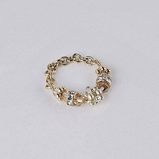 crystal ring Ⅱ (gold)