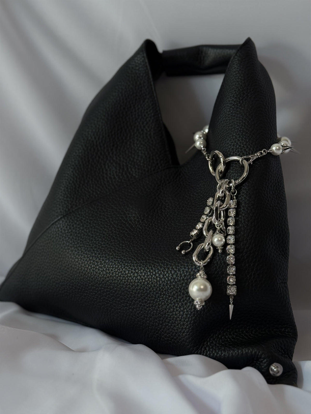 spike multi-way bag  charm (gold)
