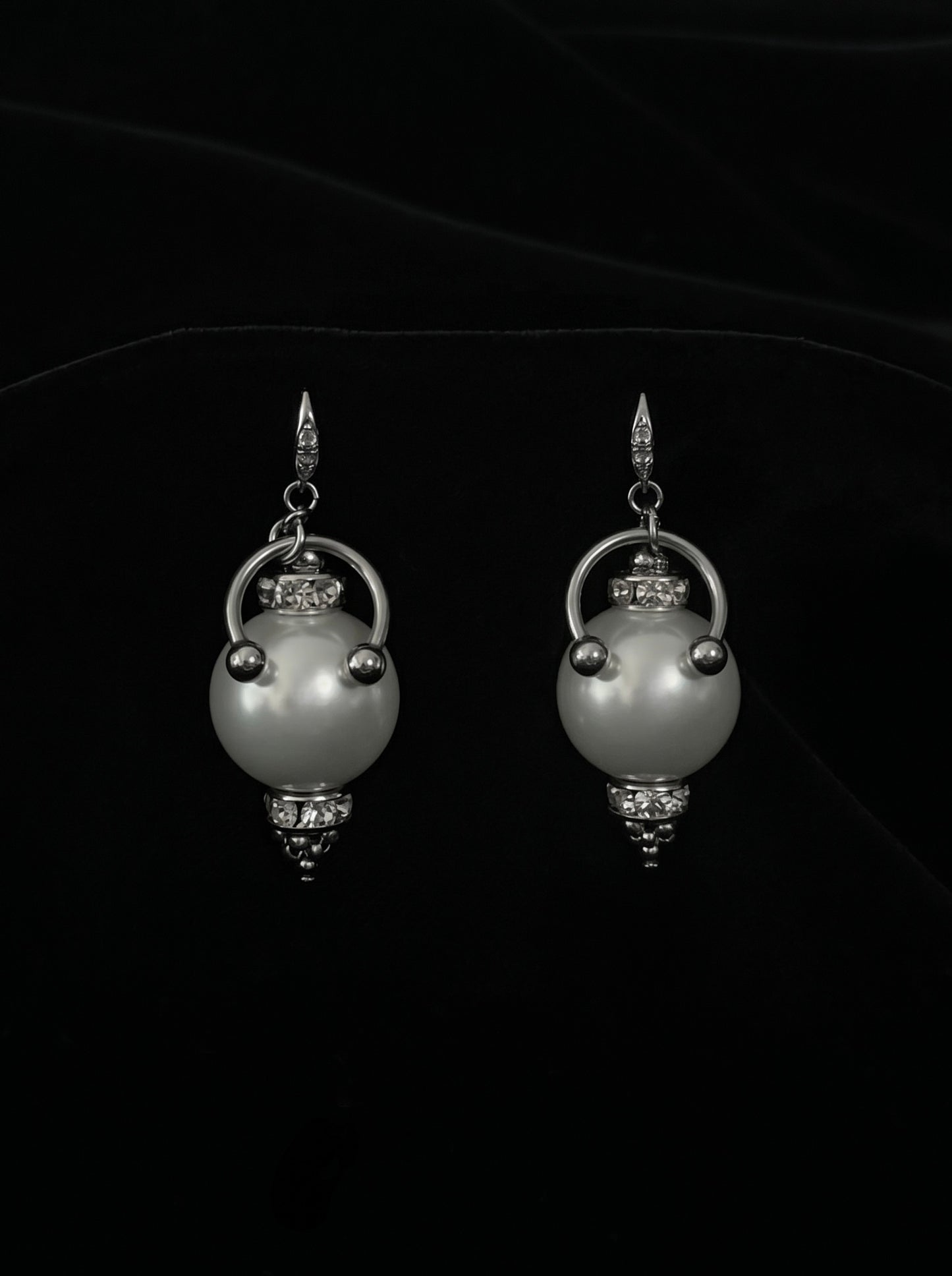 lulu oibit pearl pierce (silver)