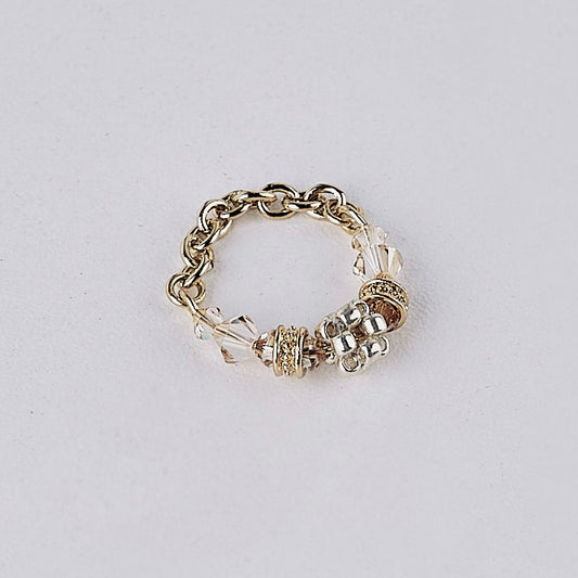 crystal ring Ⅰ (gold)