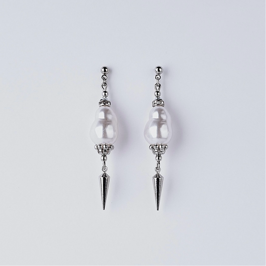 baroque pearl pierce Ⅲ  (silver)